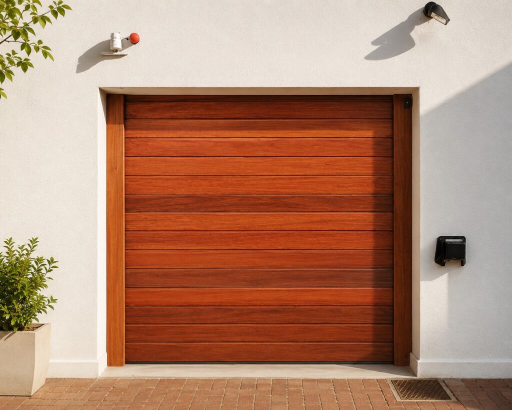 Meranti Tip Up Garage Door