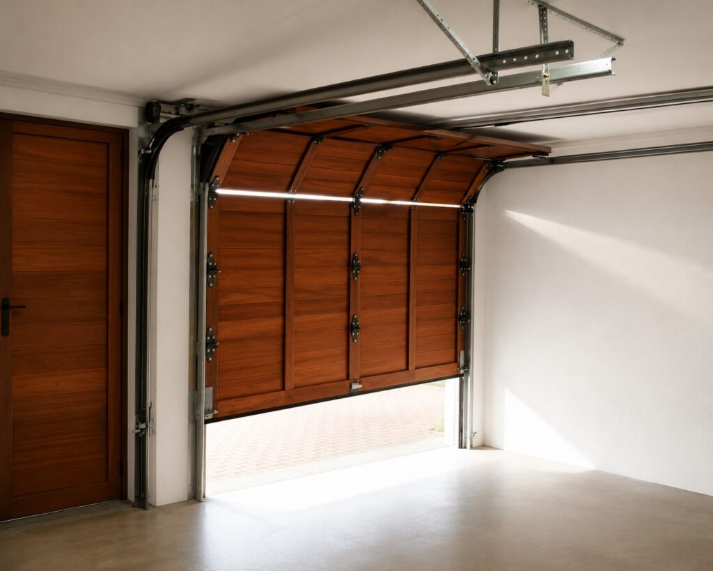 Meranti Sectional Garage Door